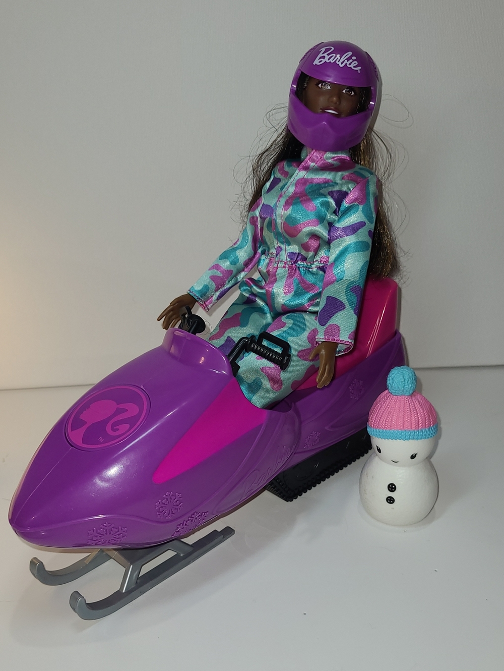 Barbie Winter sport Doll and Snowmobile Playset